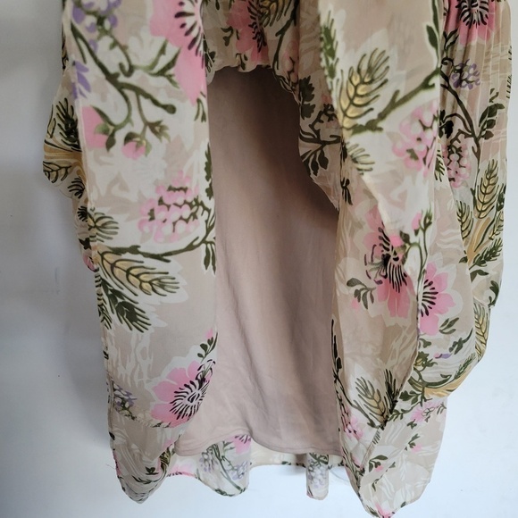 Anthro Plenty by Tracy Reese Floral Terraced Garden Pleated Layered Dress Medium - Picture 9 of 16